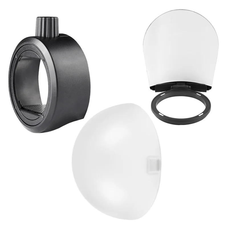 【Flash-Sale!】Dome Diffuser Bounce Card Flash Adapter Kit kompatibel mit Godox AD200 für Canon Nikon Sony Kamera Flash Accessori