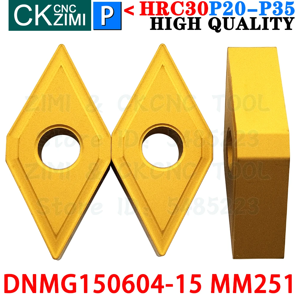 DNMG150604-15 MM251 DNMG 150604 15 MM251 كربيد الخارجية تحول إدراج أدوات DNMG150604 15 CNC مخرطة معدنية أدوات تقطيع DNMG1506 DNMG 1506