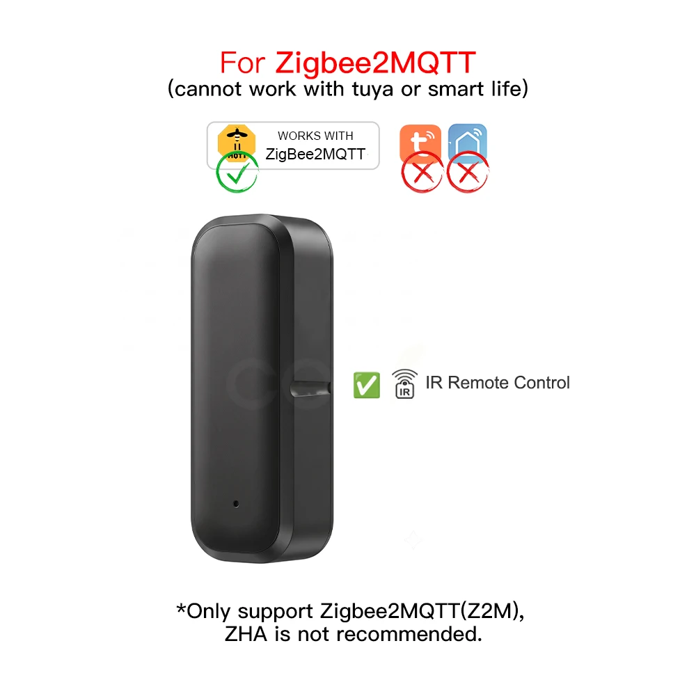 Tuya Zigbee 38KHz IR-Fernbedienung Temperatur- und Feuchtigkeitssensor Smart Wireless Universal für TV DVD Klimaanlage für Alexa Google Home