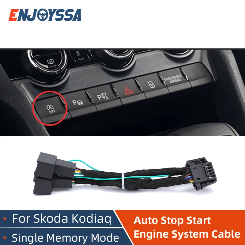 For Skoda Kodiaq Automatic Stop Start Engine System Off Device Control Sensor Plug Stop Canceller Single Memory Mode