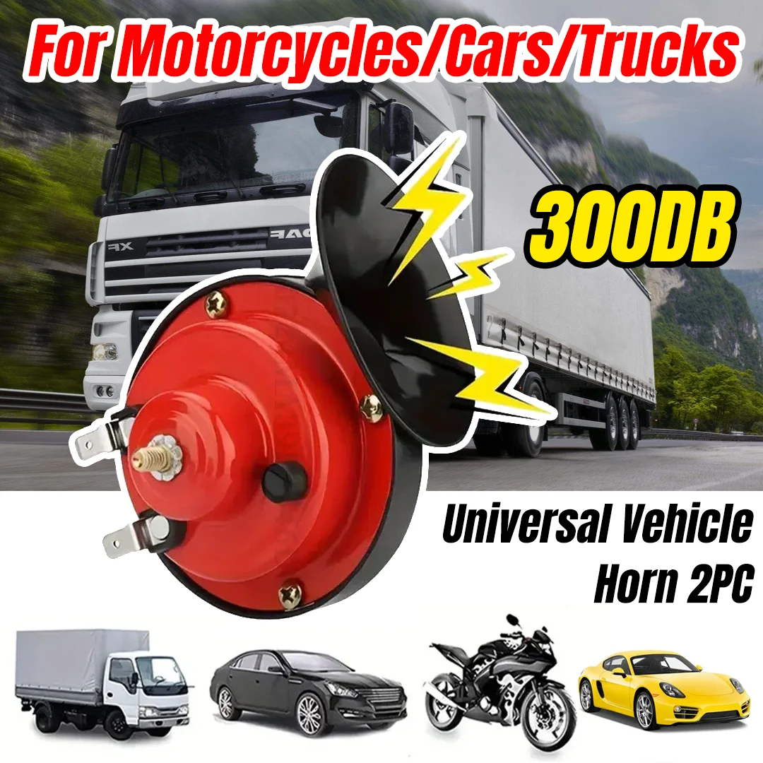 Electric Snail Air Horn Loud Truck Accessory 12V&24V 410Hz Auto Horn Super Loud for Motorcycles Cars Trucks Car Truck Van Pickup