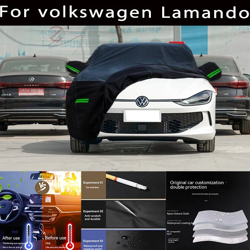 

For volkswagen Lamando Outdoor Protection Full Car Covers Snow Cover Sunshade Waterproof Dustproof Exterior Car accessories