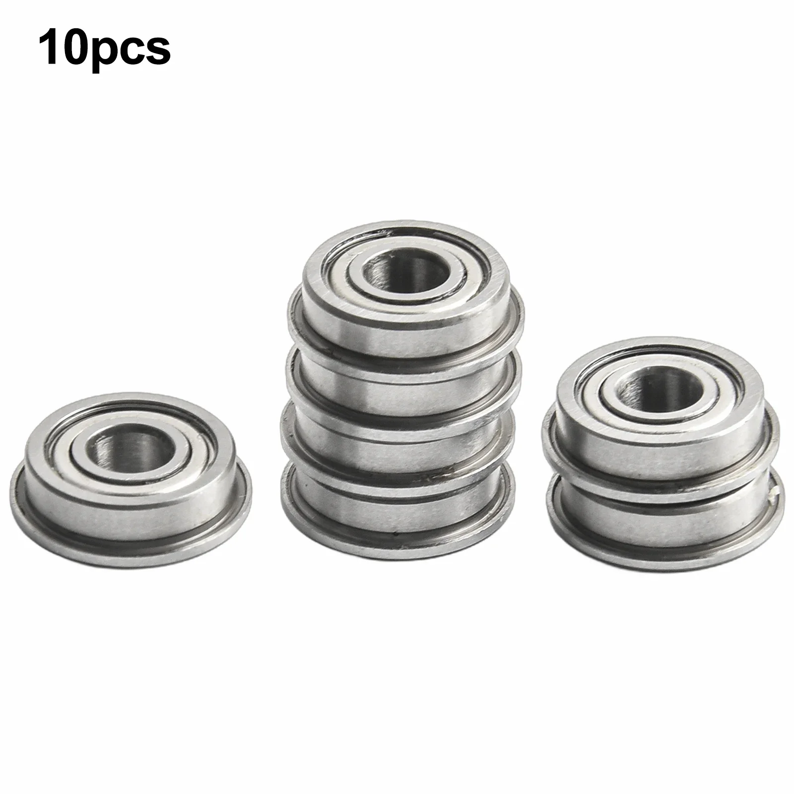 10PCS F695 F695-ZZ F695ZZ F695-2RS F695Z Zz Z 2z F619/5 DDLF-1350ZZ Flanged Flange Deep Groove Ball Bearings 5X13X4mm