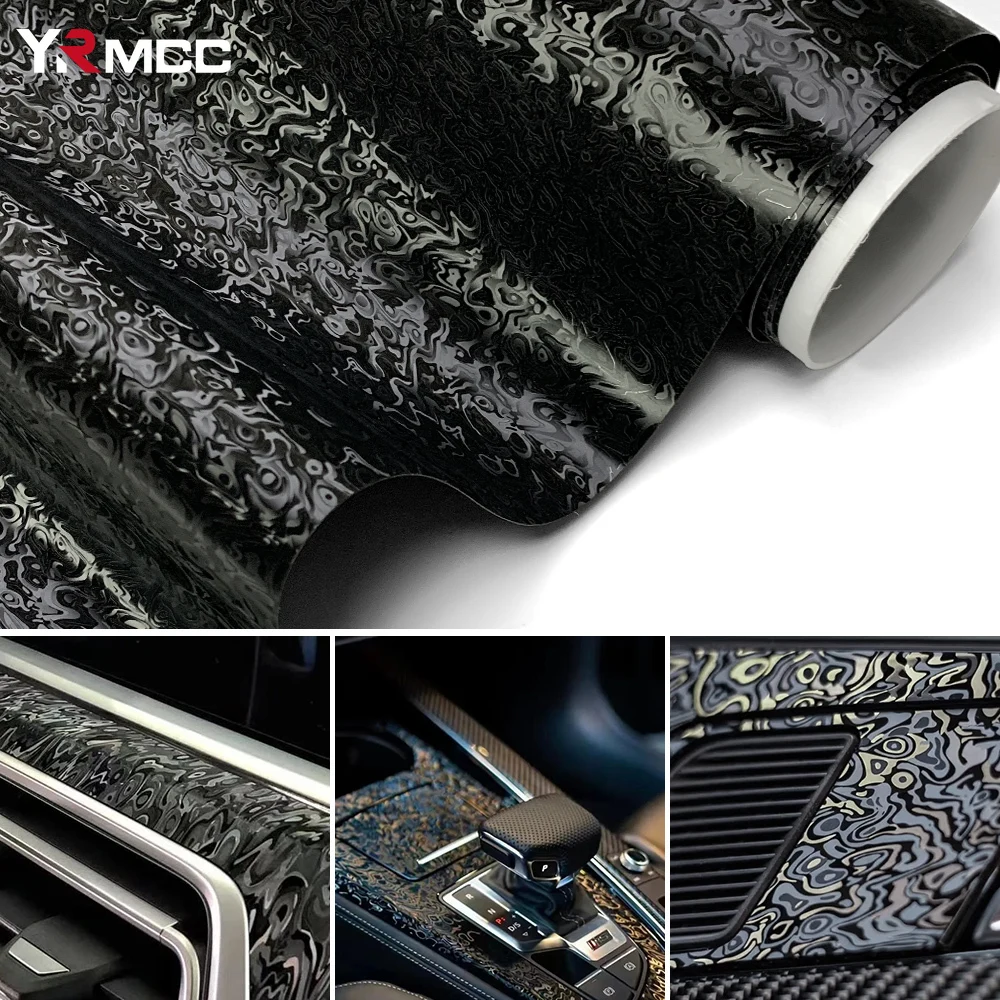 Carbon Fiber Sticker New PET HD Black Carbon Film Waterproof Motorcycle Modified Film Car Body Tuning Decoration Car Accessories