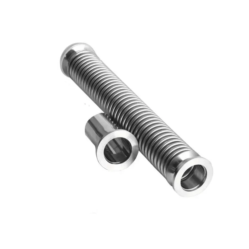 

KF16 нормальный тип 100-1000 мм, высоковакуумный сильфон, нержавеющая сталь 304, вакуумный фланцевый фитинг, сильфон, соединительный фитинг для труб