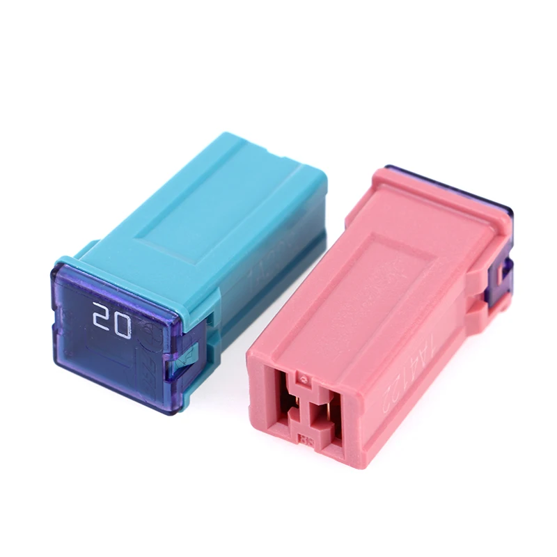 1PC Square Fuse 20A 25A 30A 40A 50A 60A PEC Automotive Car Fuse Tube Waterproof Fuse Box