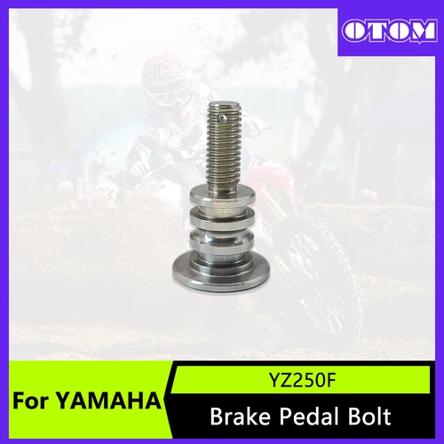 OTOM-tornillo de perno de Pedal de freno trasero para motocicleta, tuercas de montaje de acero inoxidable M8x1,25 para YAMAHA YZ250F YZ450F WR250F WR450F YZ 250 450