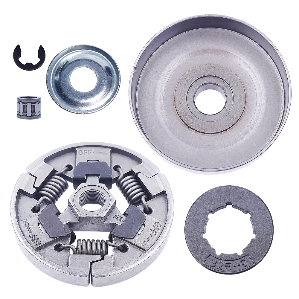 Clutch Drum 3/8'' 8T Sprocket Rim Kit For Stihl MS310 MS382 Clutch Washer  Needle Bearing  1128 007 1001 Saw Parts