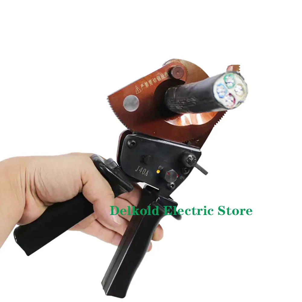 

Ratchet cable cutter for cutting max 300mm2 Cu/Alu cable J40A