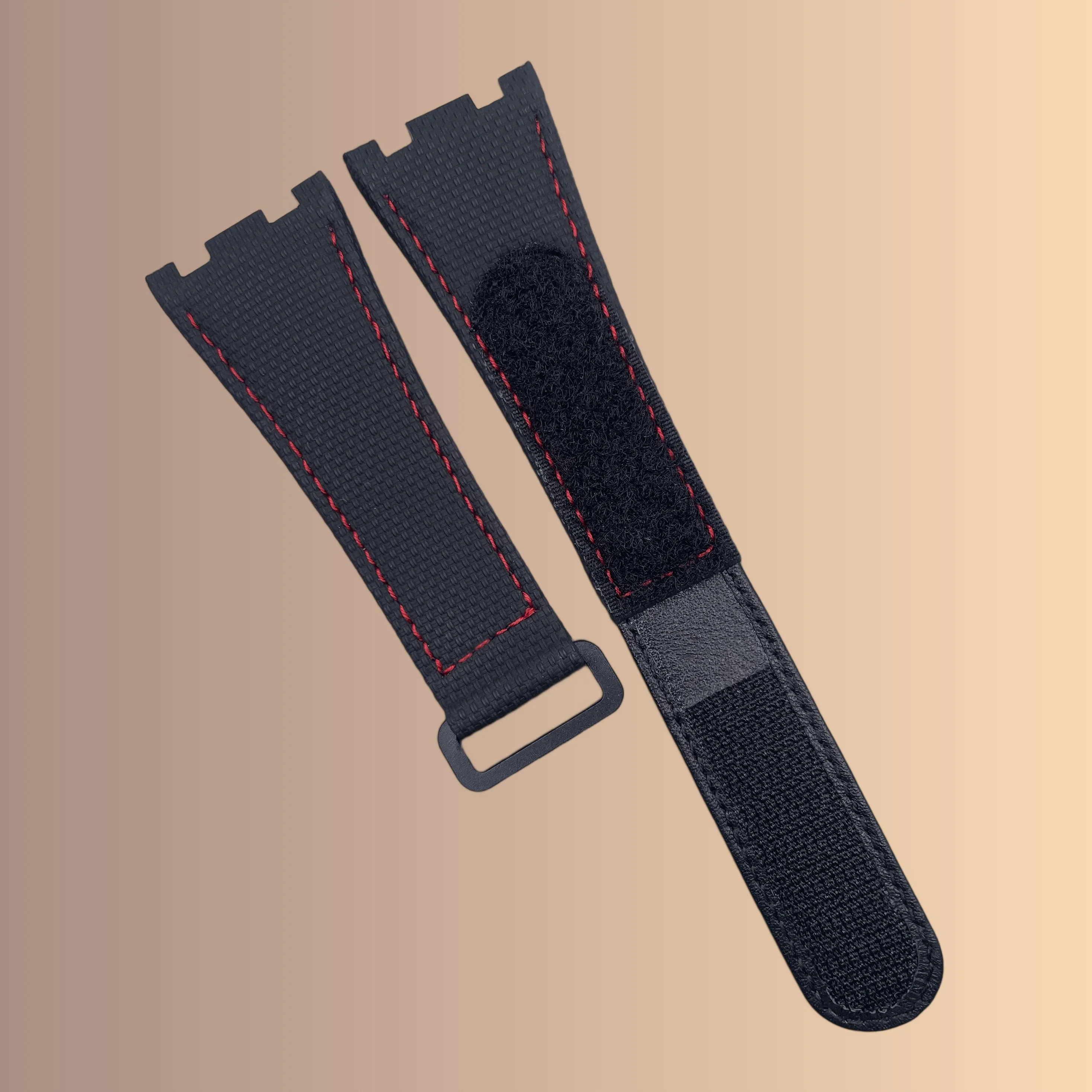 26mm 28mm FKM strap For AP 15500 15400/15202/15703/26470/26401 ‌Custom Hook Loop Strap  Black/Blue/White More Colors watchband