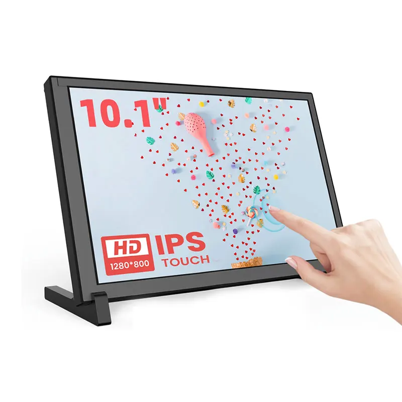 

10.1 lnch Raspberry Pi Display Portable CapacitiveTouch Screen HDMI Supports 3B/4B Monitor