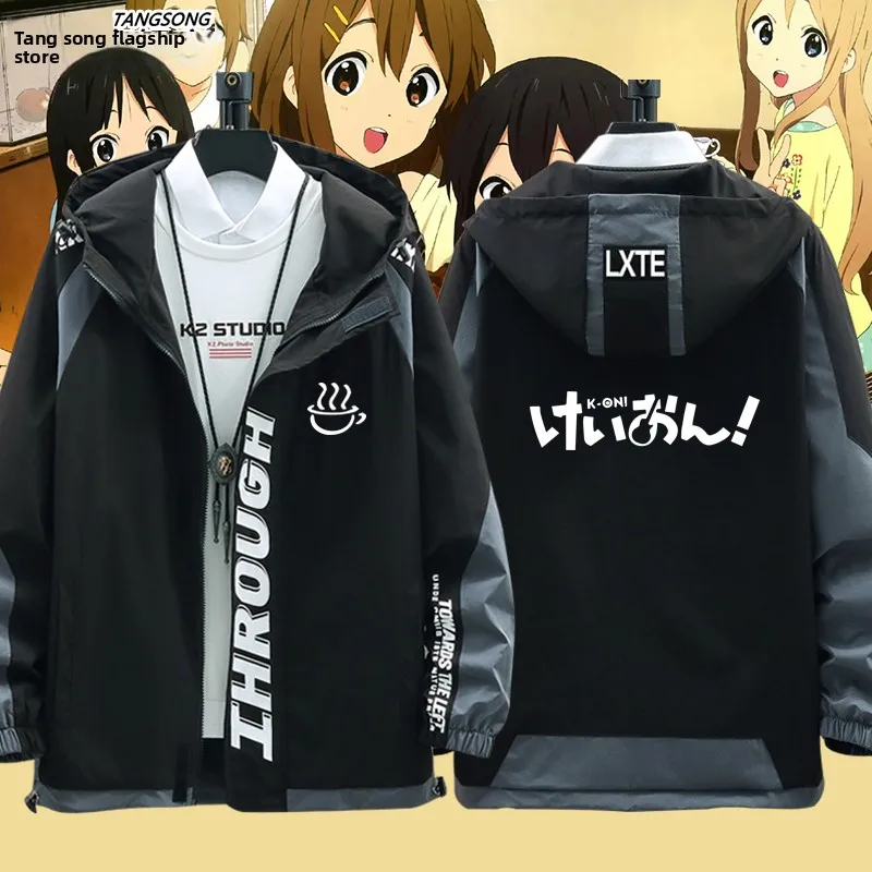 

Куртка в стиле аниме для осени и зимы, легкая, звукопоглощающая, молодежная, модная, из полиэстера, с длинными рукавами, на молнии, с капюшоном