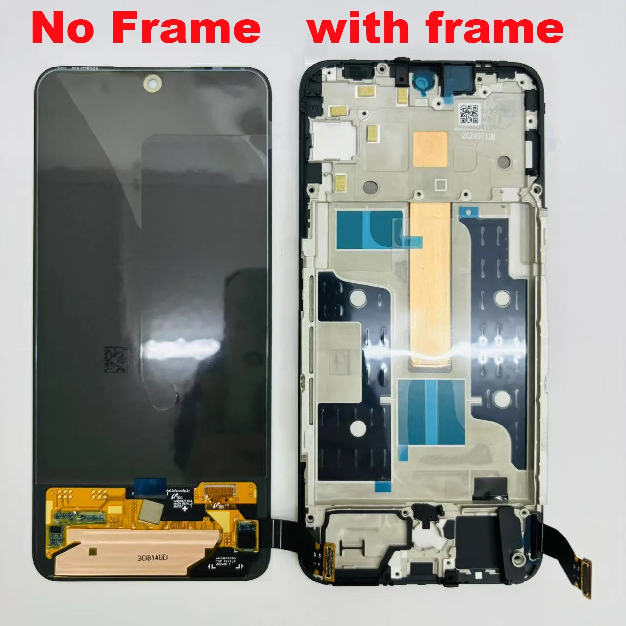 6.67 "AMOLED 오리지널 120Hz For Nothing CMF Phone 1 LCD 디스플레이 터치 스크린 디지타이저 어셈블리 교체 수리 부품
