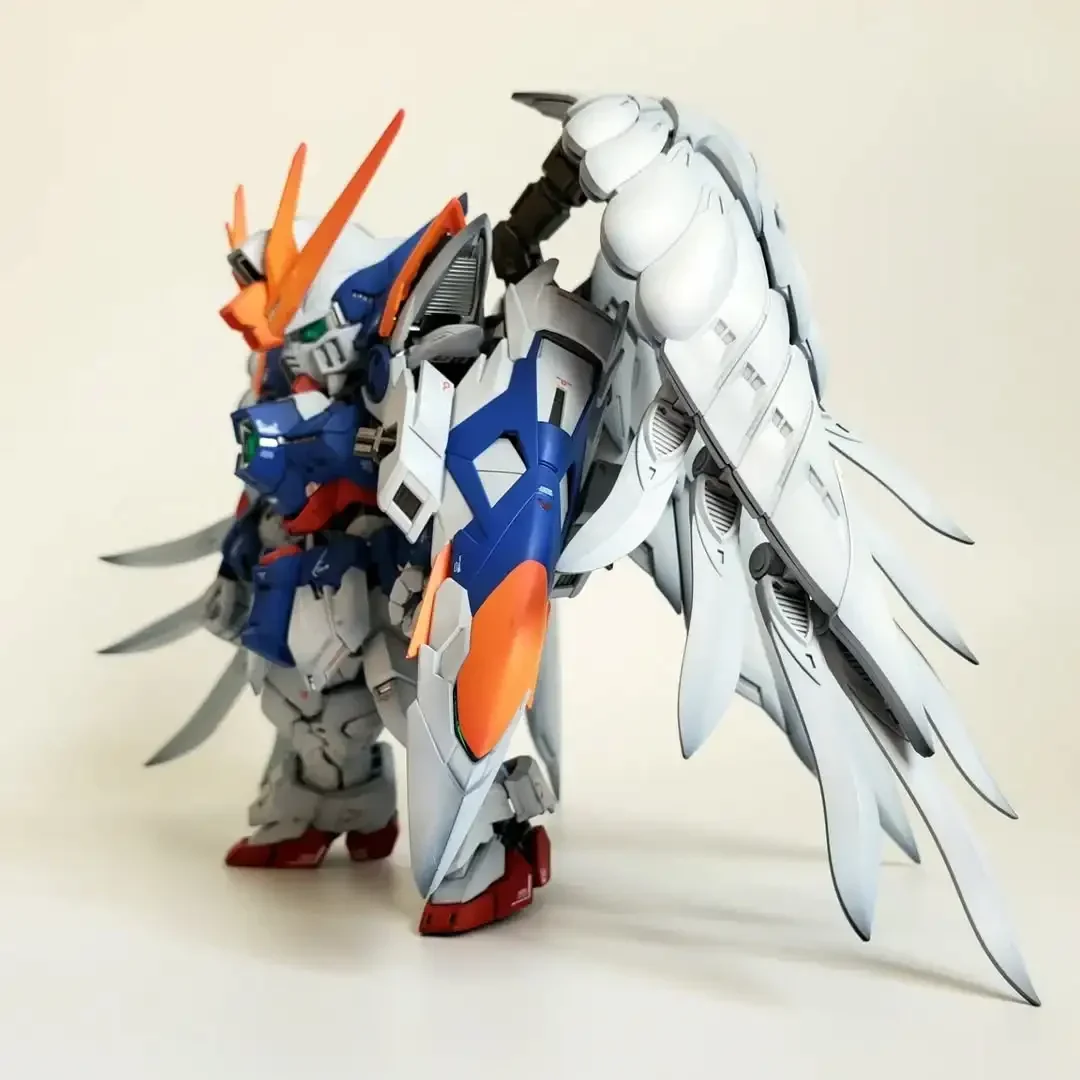 Gl modelo mgsd wing zero ew kit de modelo de montagem XXXG-00W0 robô com adesivos figura de ação kits de modelo de plástico brinquedos presentes