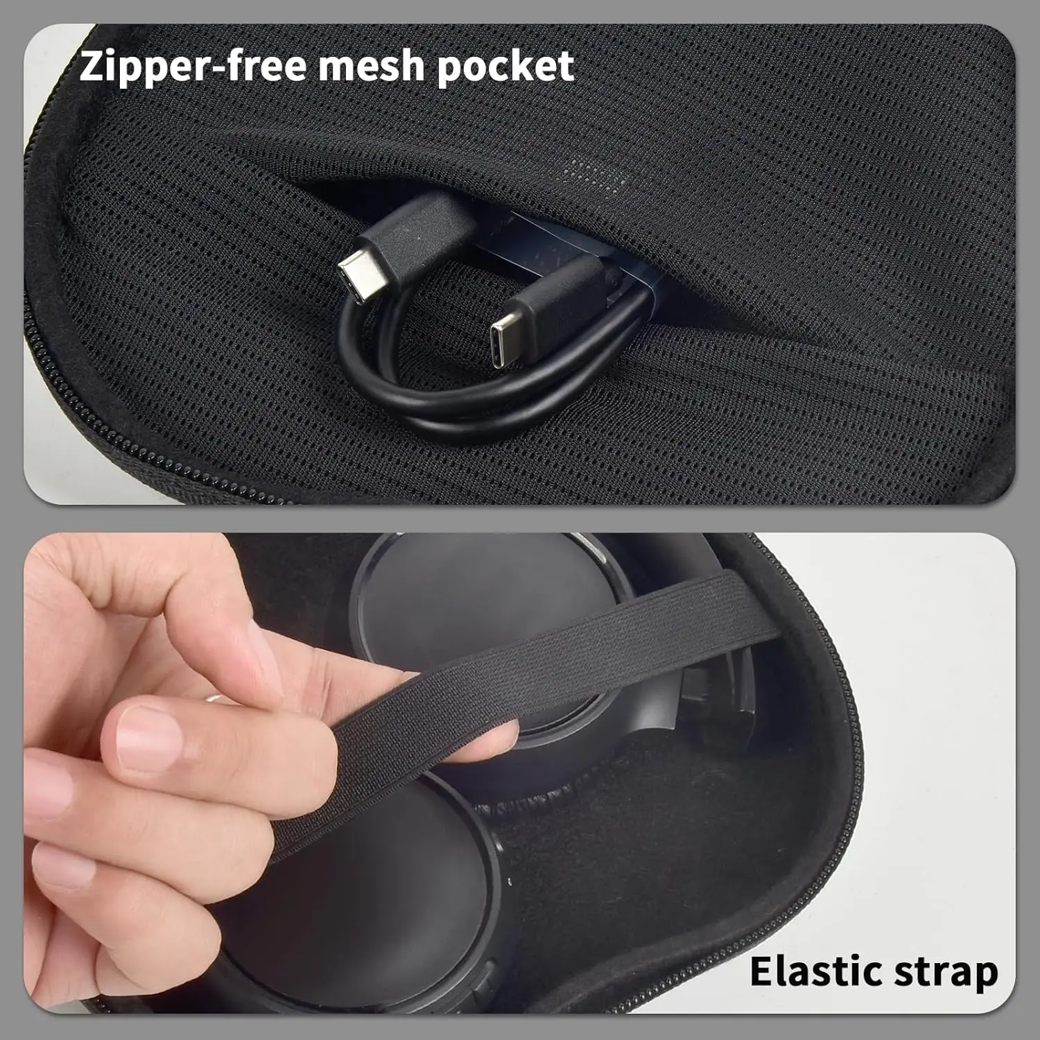 حافظة سماعة رأس بلوتوث لاسلكية متوافقة مع JBL لـ KVIDIO لـ TOZO لـ Uliptz لـ Glynzak لسماعات الرأس - صندوق فقط #4