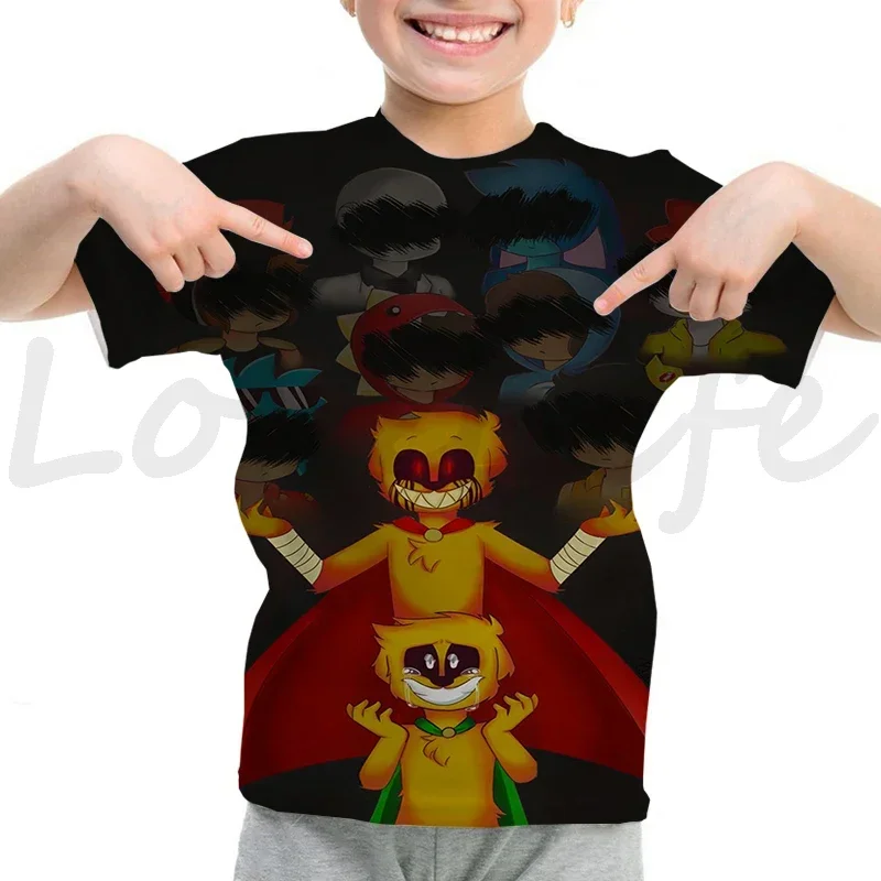 Summer 3D Mikecrack T Shirt Cartoon Kids T-shirt Short Sleeve Tshirt Children Clothes Boys Girl Anime Compadretes Tops Tees gift