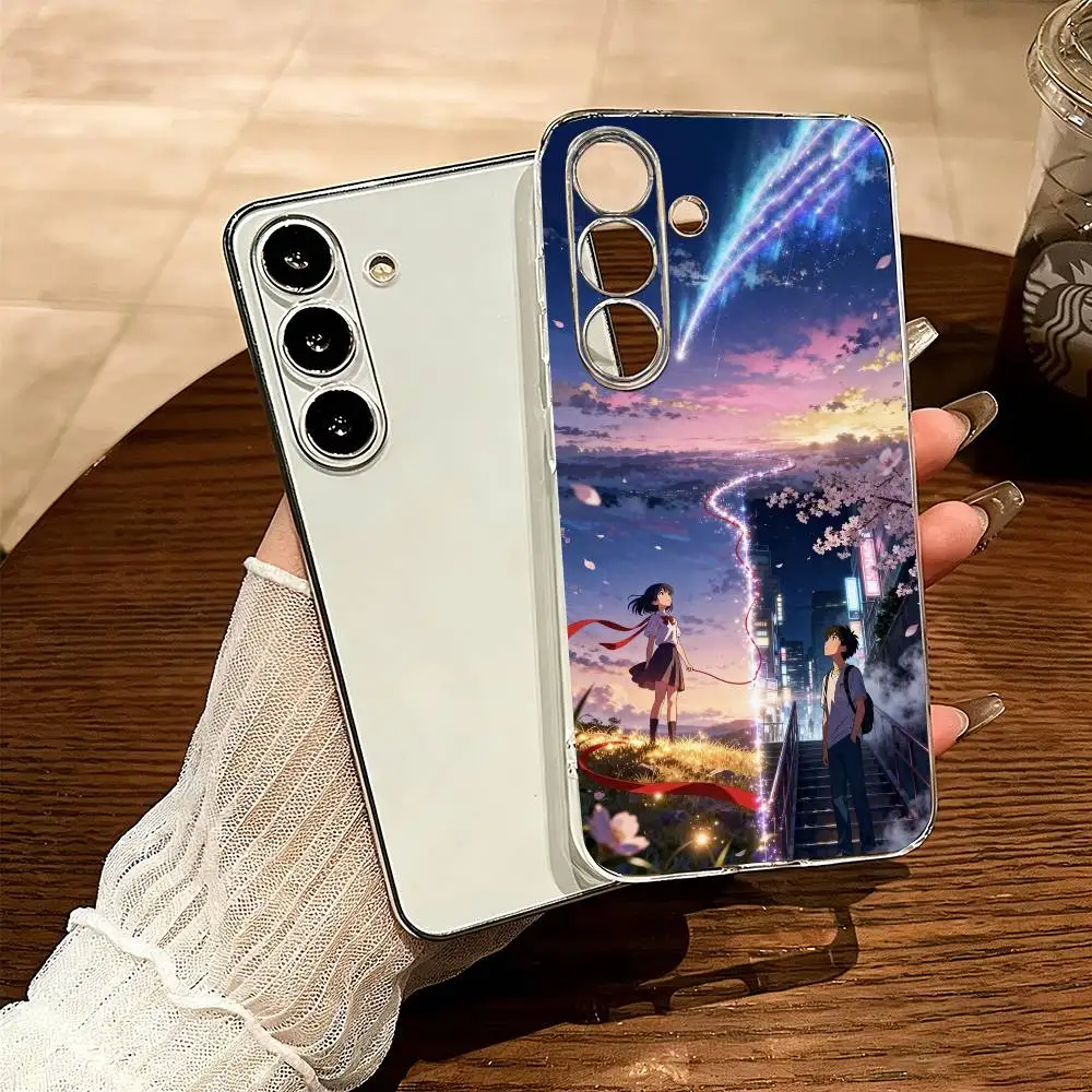 

Anime Your N-Name K-Kimi Phone Case For SamsungA10,12,20,21S,30,31,40,50,51,52,70,71 Transparent Cover
