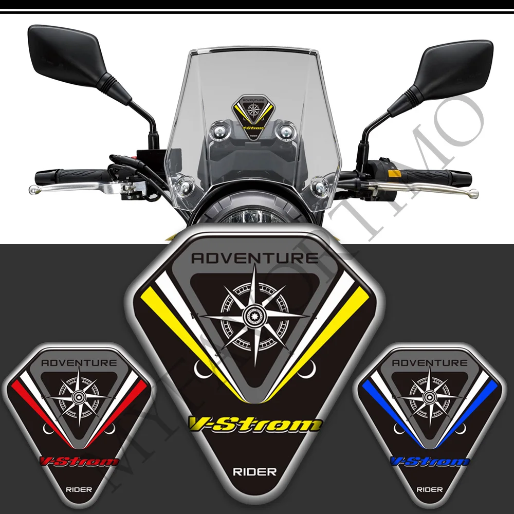 Per Suzuki V STROM VSTROM DL 650 XT Adventure Tank Pad Protector Trunk custodie per bagagli adesivi Kit olio combustibile