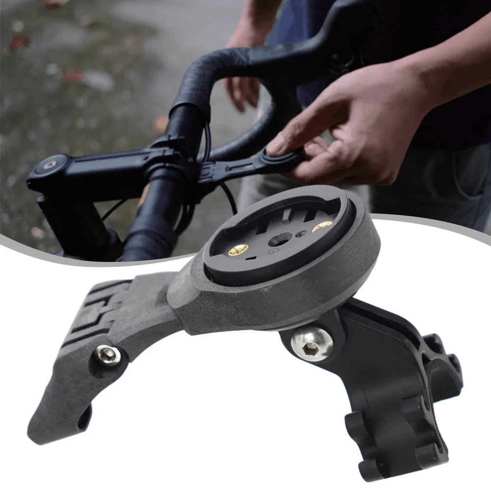 

Cycling Outdoor Biking Bike Computer Mount Fits Most Bike Stems Sturdy Construction Adjustable Mount Hole Black Color