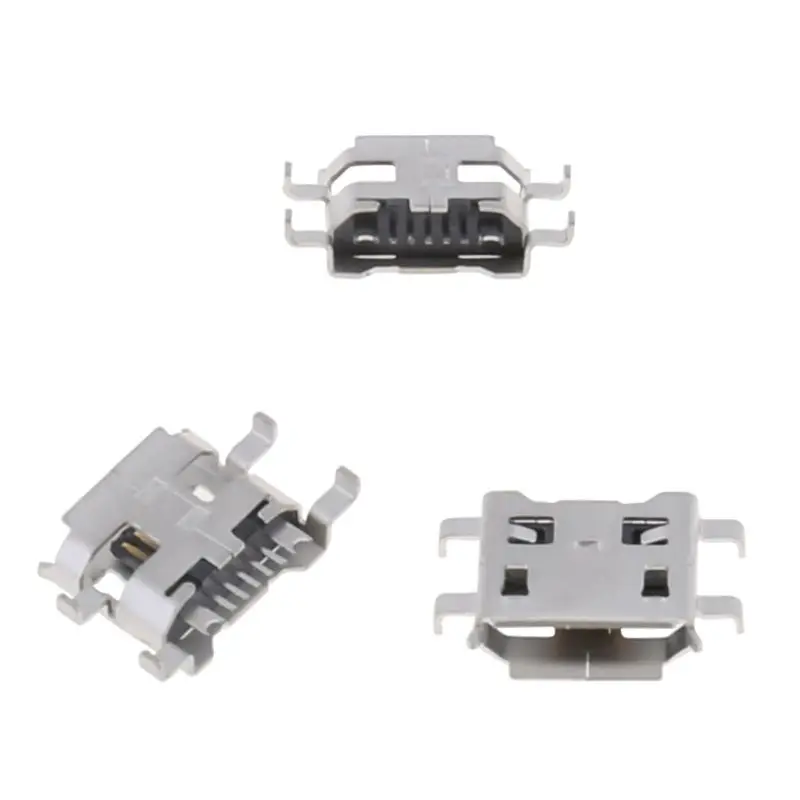 10 шт. Micro USB Тип 5-контактный разъем 4-контактный разъем DIP на ножках Прямая доставка