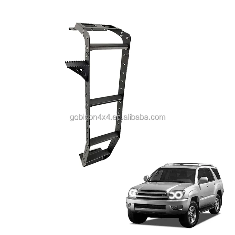

Gobison 4x4 Accessories Steel Aluminum Rear Ladder For Toyota 4Runner 2003-2009 Rear Ladder