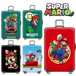 Super Mario Cartoon Luggage Protective Cover Anime Pattern 18-32 Inch Bag Suitcase Case Cute Thick Elastic Luggage Protective