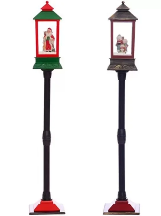 

Christmas, snow street lights, snow light decorations