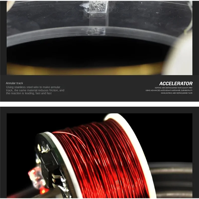 

A13E-электромагнитный циклотрон 6, катушка, физическая наука, экспериментальное оборудование, сделай сам, самодельная модель игрушки