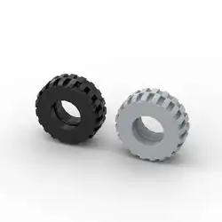 MOC 10PCS 35578 Tire 37x14 Building Blocks Kit Car Vehicle Wheel Educational Bricks DIY Toy Children Birthday Gifts