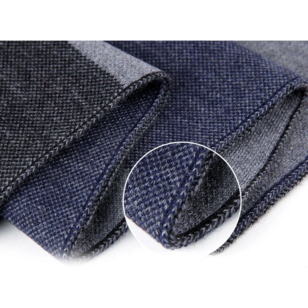 

Warmthy Thick Scarf Fashion Scarves Cold Weather Men's Plaid Mens Winter Knitted Neck for Lattice Cold-weather-scarves