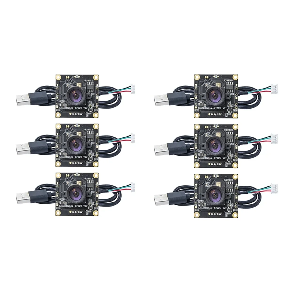 FULL-6Pcs OV9732 100 Degrees 1280X720 30Fps Camera Module For Autodarts Io With 3 Meters Cable,PCB SIZE:32X32mm,Camera Module