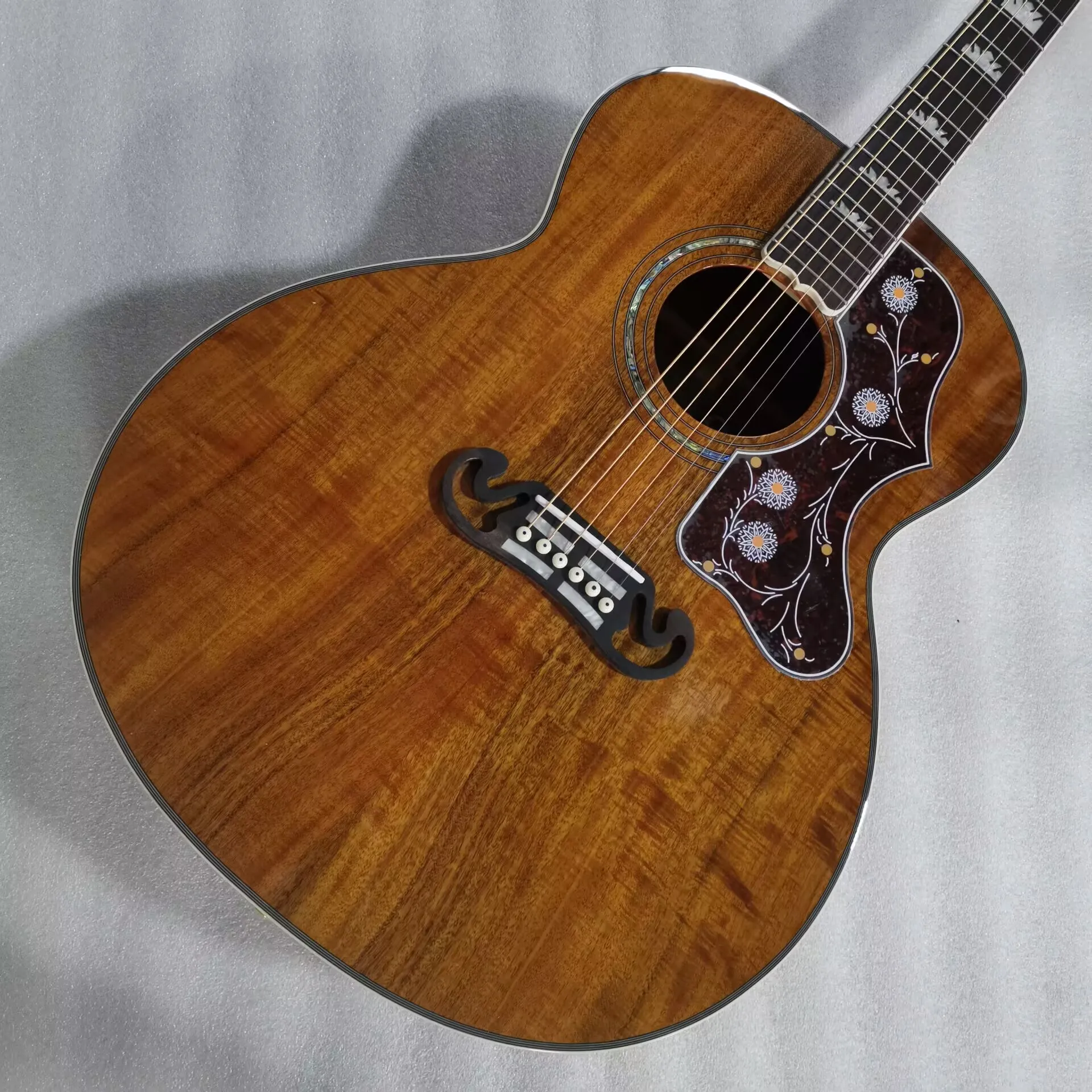 SJ200 standard koa acoustic electric guitar 43 inches professional jumbo koa Custom Shop guitar