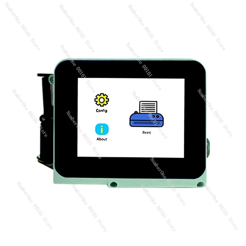 Mini Touch Screen Handheld Inkjet Printer, Quick Dry Ink Portable Coding Machine for Date QR Code Batch Marking