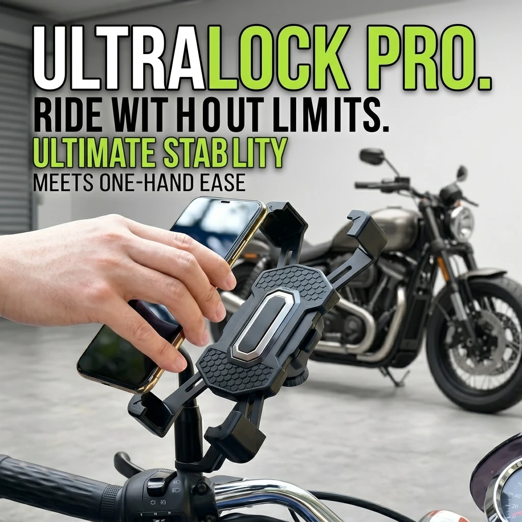Quadlock Phone Accessories - Motosiklet Telefon Tutucu Quad Lock Titreşim