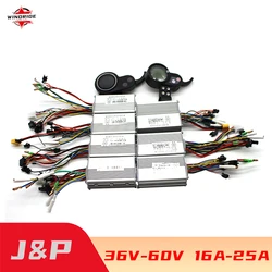 FengQi 전기 스쿠터 컨트롤러 박스 모터 브러시리스 J & P 컨트롤러, 전기 자전거용 LCD 디스플레이 패널 포함, 36V, 48V, 52V, 60V