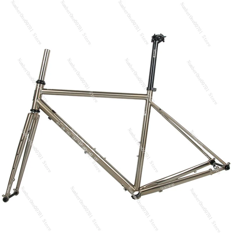 CX03 Gravel Off-road Bike Frame Gravel Steel Frames Disc Brake Thru-Axle Bicycle Frame With Front Fork