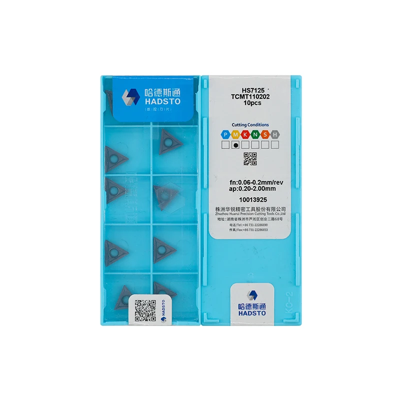 10pcs 100% Original TCMT TCMT110202 TCMT110204 TCMT110208 HS7125 HS7225 Tools CNC Lathe Tools Cutting Carbide Turning Inserts