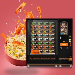 Distributore automatico caldo e freddo Self-service distributore automatico di Fast Food intelligente per interni in vendita prezzo di fabbrica