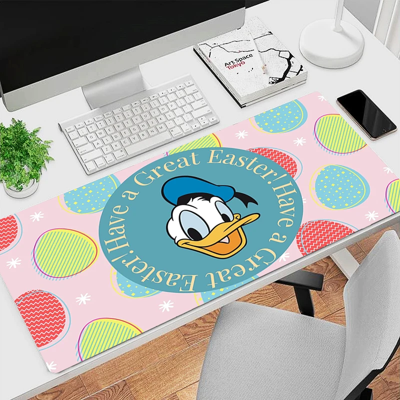 Donald Daisy Duck Kawaii Mouse Pad Large Laptop Anime Gaming Accessories Mousepad Computer Cartoon Gamer Cabinet Desk Mat Carpet