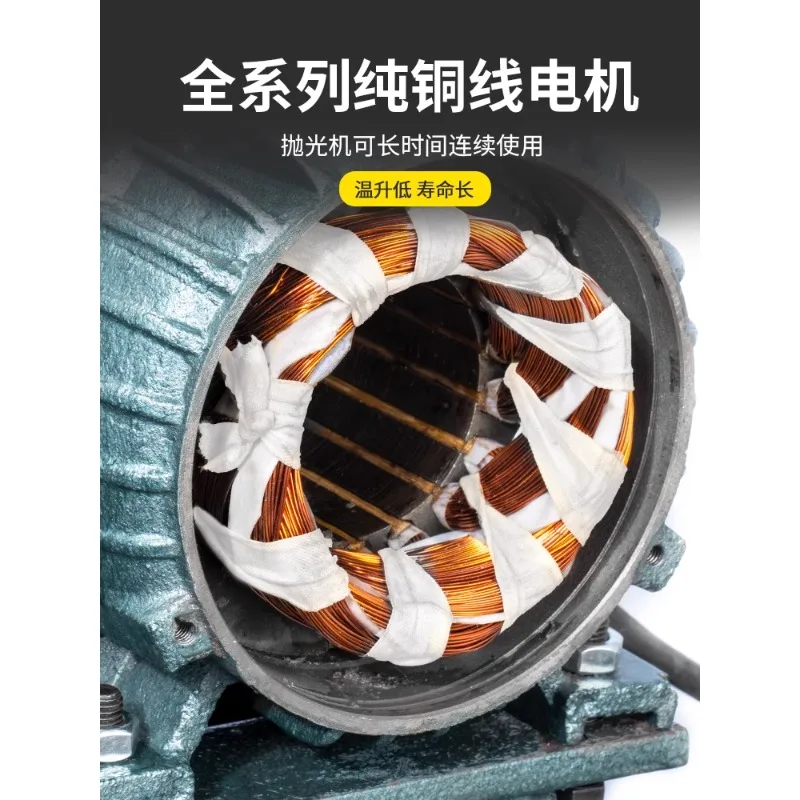 آلة تلميع عمودية، عجلة طحن القماش، رسم الأسلاك، إزالة الأزيز، الفولاذ المقاوم للصدأ