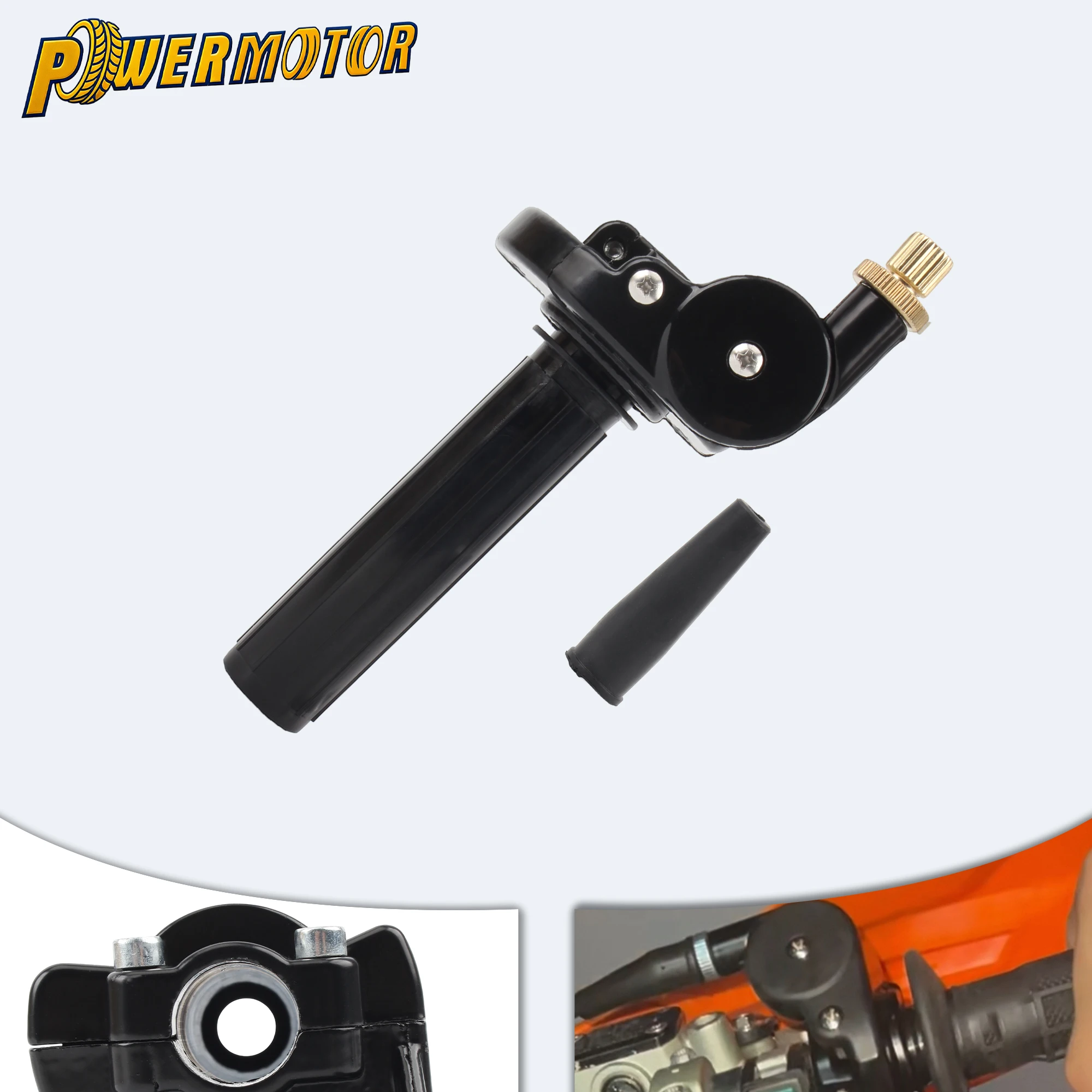 

Motorcycle Quick Turn Throttle Accelerator Handle Grips Accessories for Kawasaki KTM Yamaha Parts ATV Dirt Bike Motocross