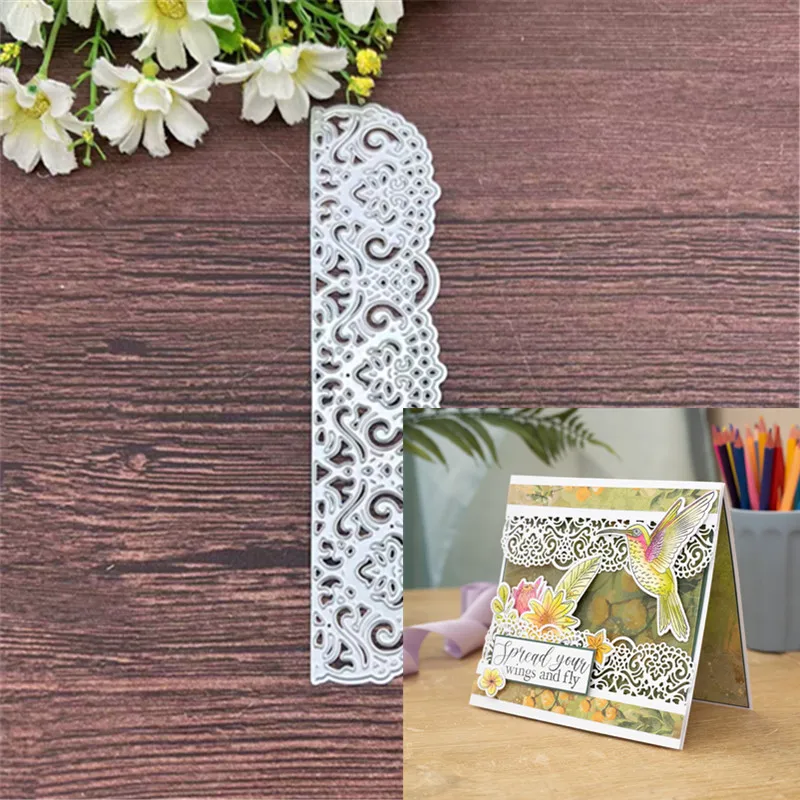 Textured Lace Metal Cutting Dies Diy Scrapbooking Photo Album Decorative Embossing Paper Card Crafts