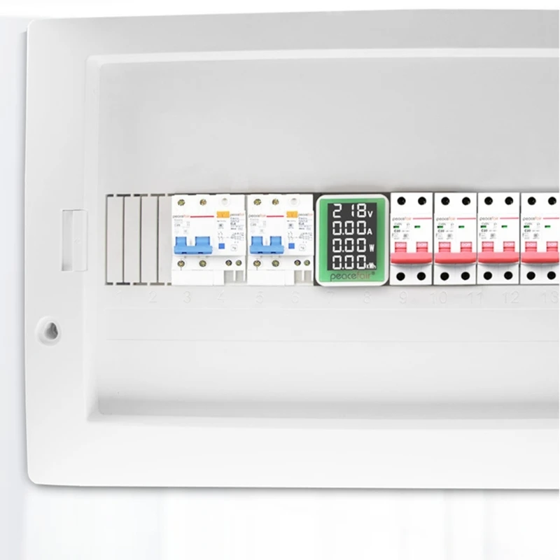 LCD-Display Multimeter AMP Voltmeter- Ammeter Wattmeter AC50V-300V 100A Electricity Meter Din Tester