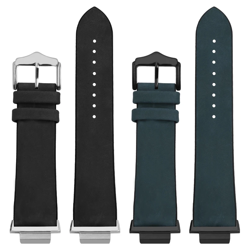 GA-2100 pulseira de couro para casio g-shock ga2100/GA-2110 especial elevado à prova dwaterproof água inferior couro masculino preto azul marrom