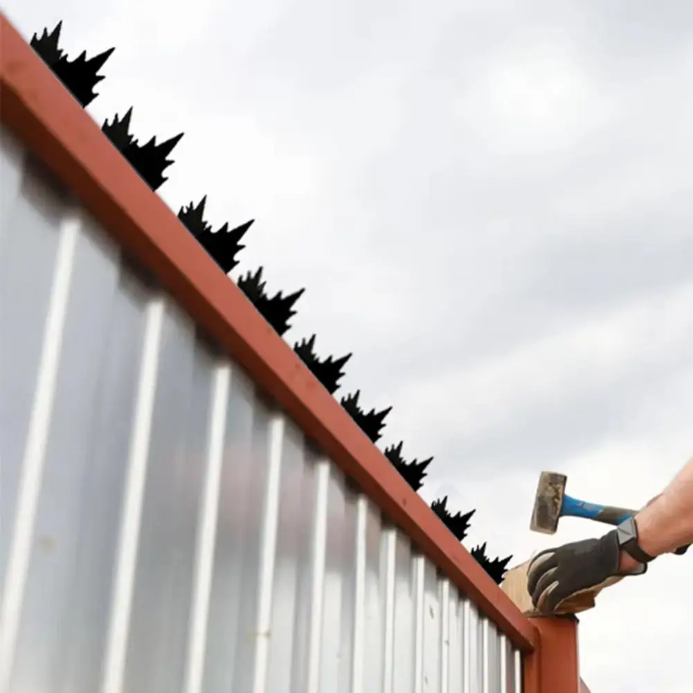 

Weatherproof Fence Spikes 4/8pcs Anti-climb Fence Spikes Weather Resistant Security Barrier Grade Fence Nail for Outdoor