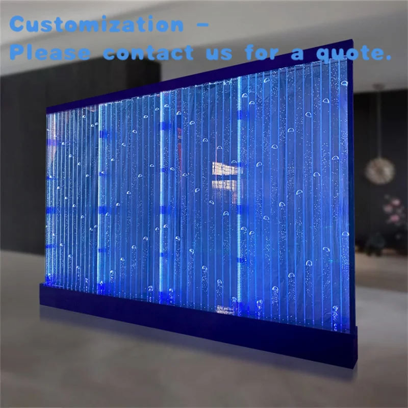 

на заказ.Акриловая съемная перегородка для комнаты, светодиодная пузырьковая перегородка, индивидуальная банкетная перегородка