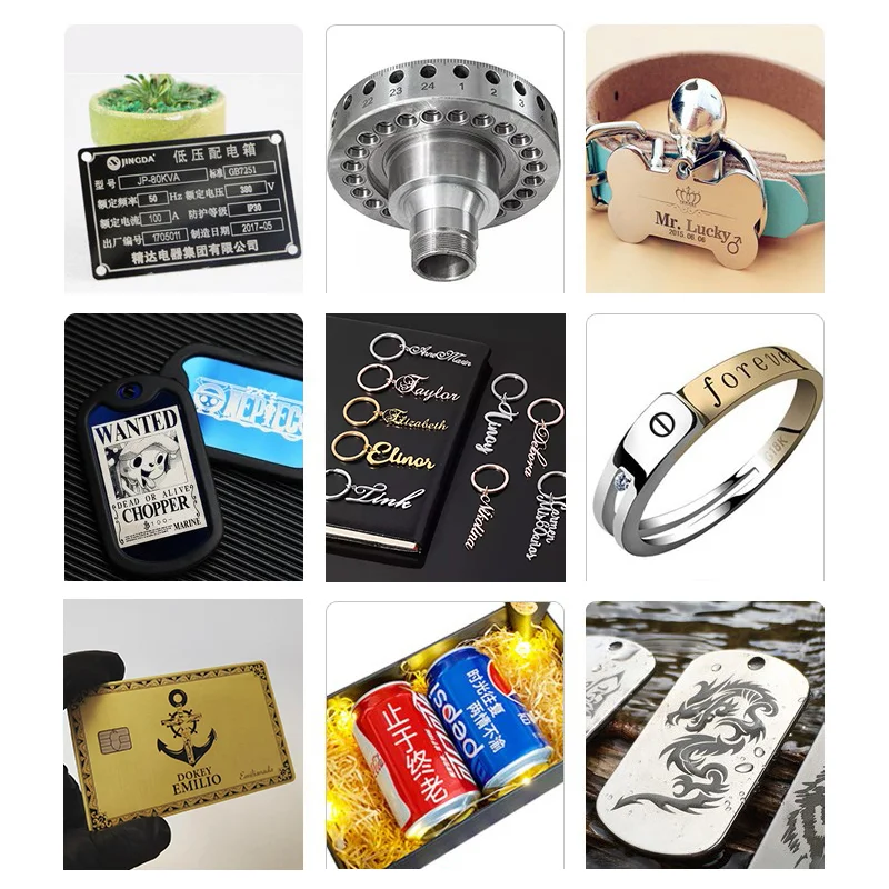Fiber Laser Marking Machine 30w 50w Raycus JPT 60W 100W Metal Stainless Steel Cutting Gold Silver Ring Jewelry Engraving Machine