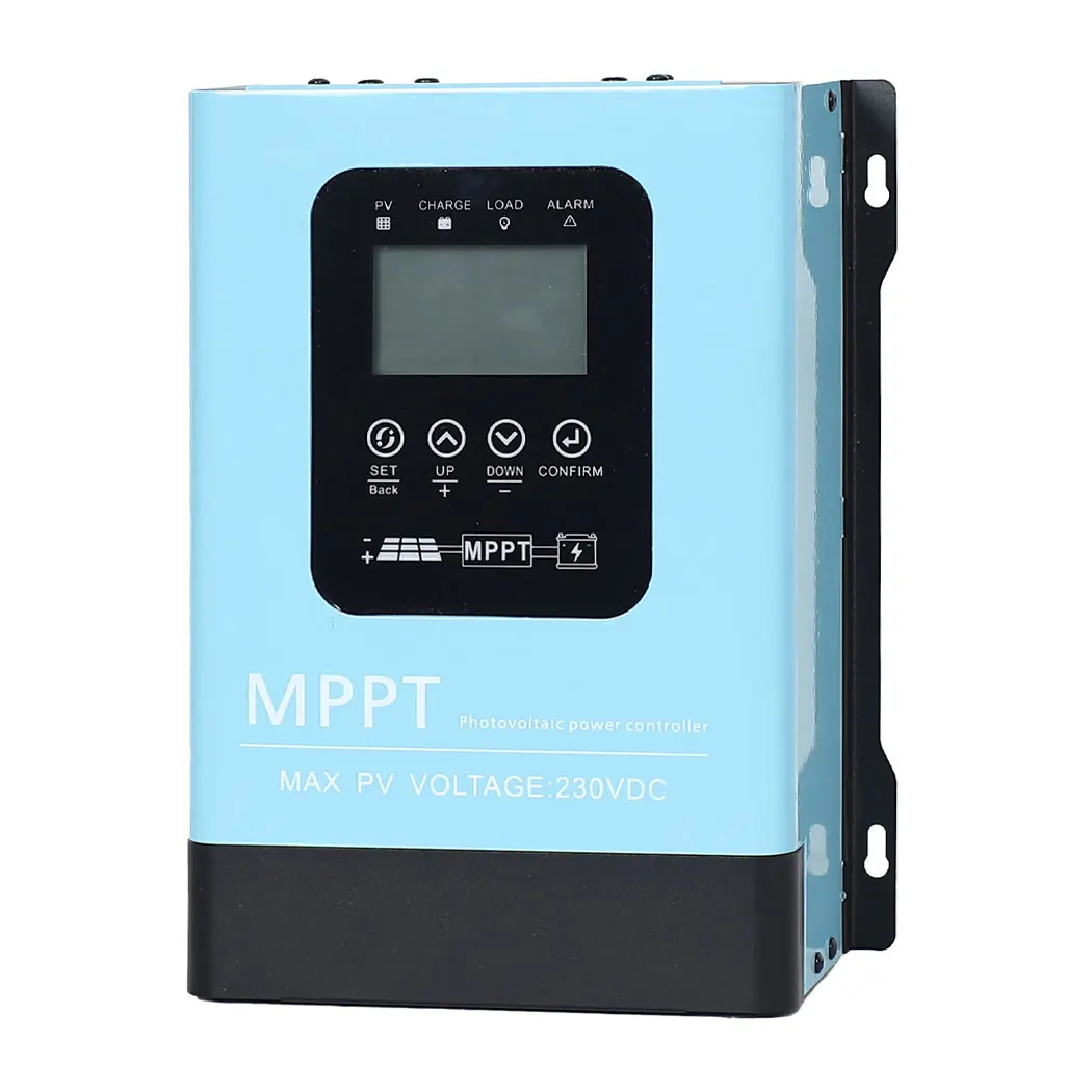 Y&H MPPT 60A 120A Solar Charge Controller 12V-96V Max 230V DC Solar Panel Input LCD For Lifepo4 Lithium GELLead Acid Battery