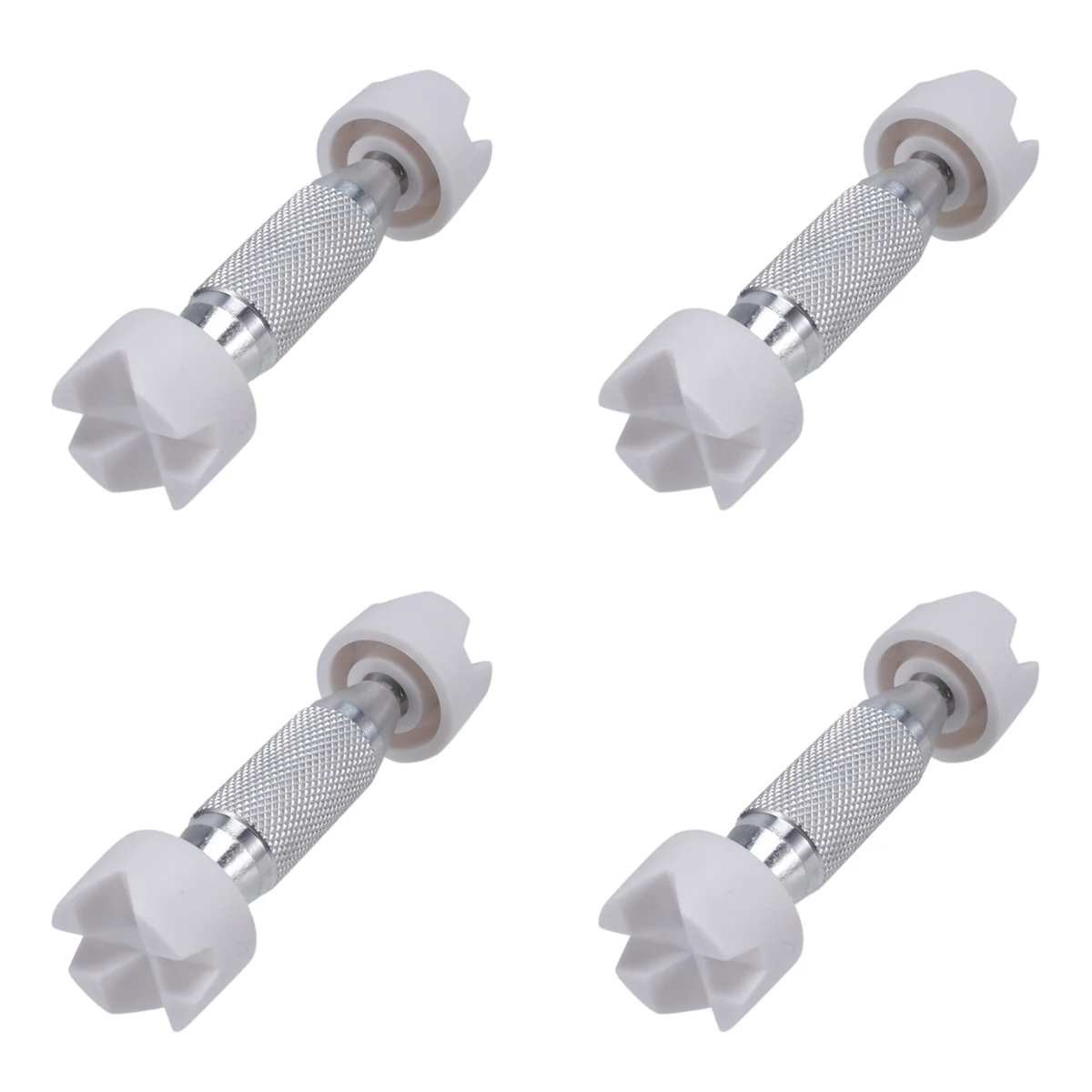 

ABME 4X Guitar Repair Brace Tools Guitar Sound Beam Repair Stand Holder for Acoustic Guitar Luthier Supplies DIY Silver+White