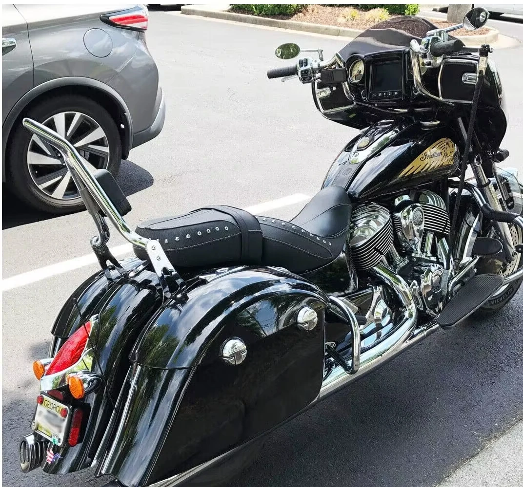 Motorcycle Sissy Bar Backrest With Luggage Rack For Indian Chieftain Pursuit Roadmaster Springfield Challenger Elite 2014-2025 - view 3